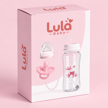 Lula Baby Hands-Free Feeding Bottle