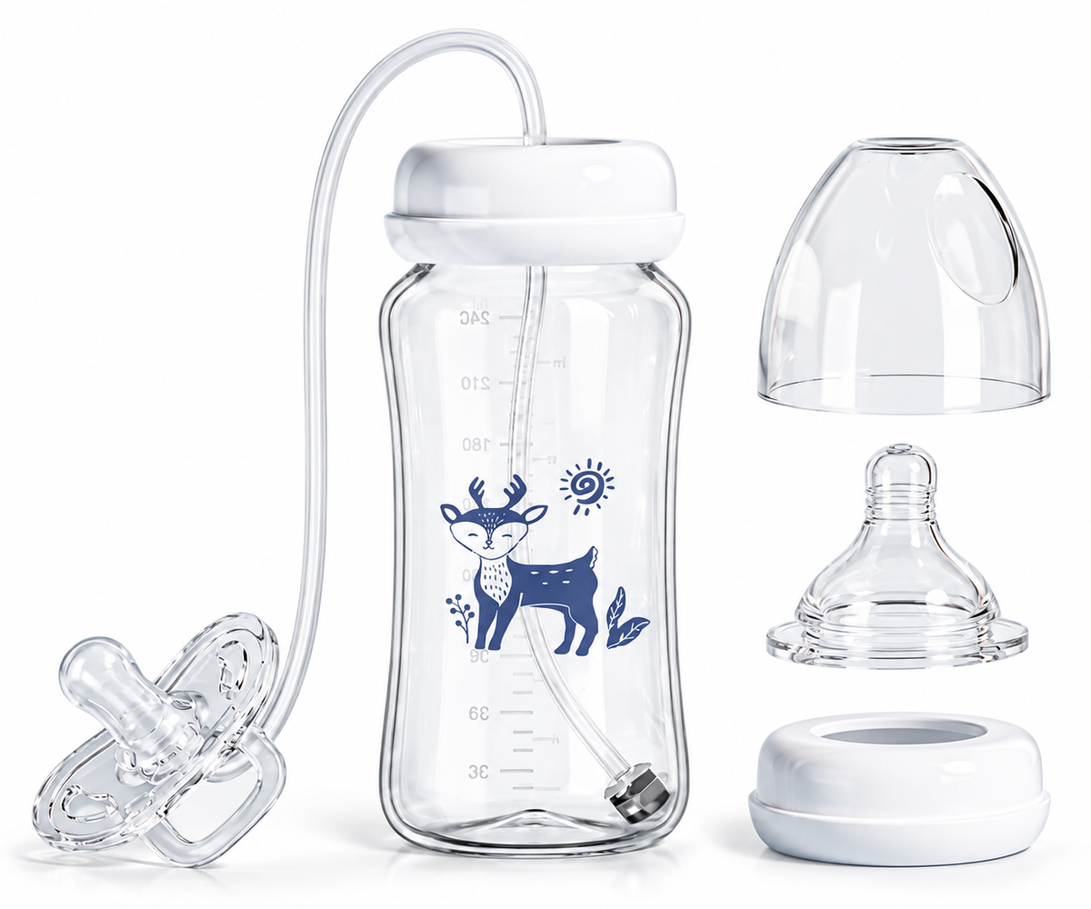 Lula Baby Hands-Free Feeding Bottle